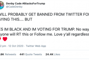 , Twitter Is Banning Fake Accounts Claiming to Be Black Trump Supporters, Saubio Making Wealth