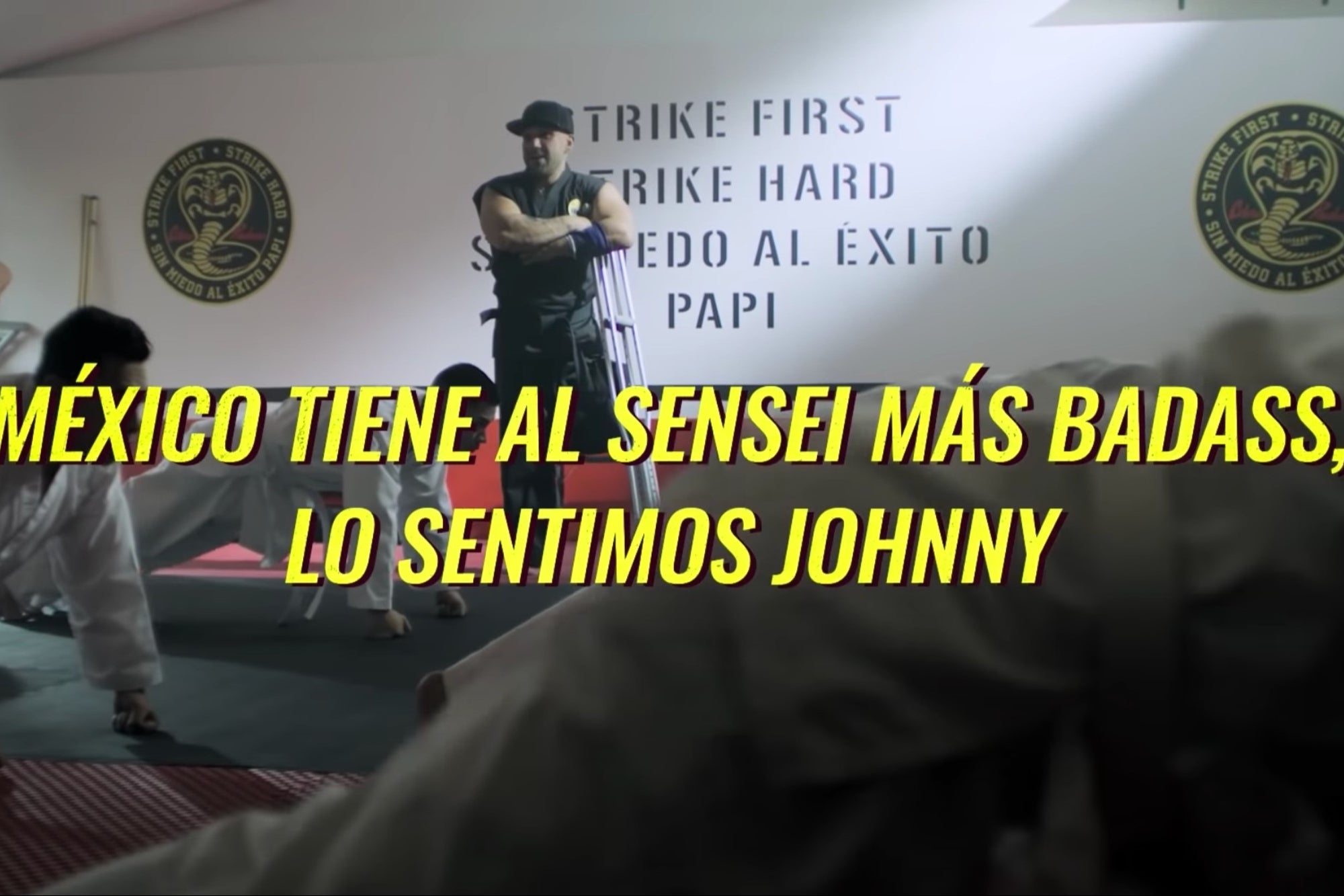 , VIDEO: Strike first, daddy! Las Barras Praderas &#8216;train&#8217; at Mexico&#8217;s Cobra Kai dojo, Saubio Making Wealth